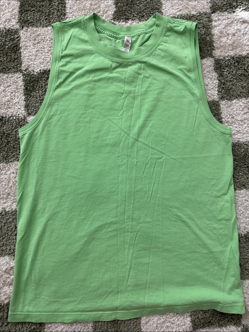 lululemon athletica Neon Green Muscle Tee
